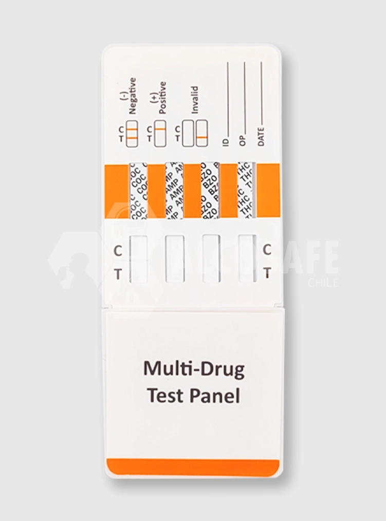 Test de Droga en Orina Panel - 4 Drogas - Alcosafe Chile